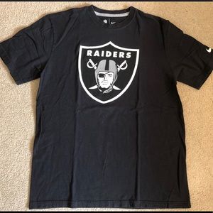 Raiders Nike T-Shirt Vintage Black Large